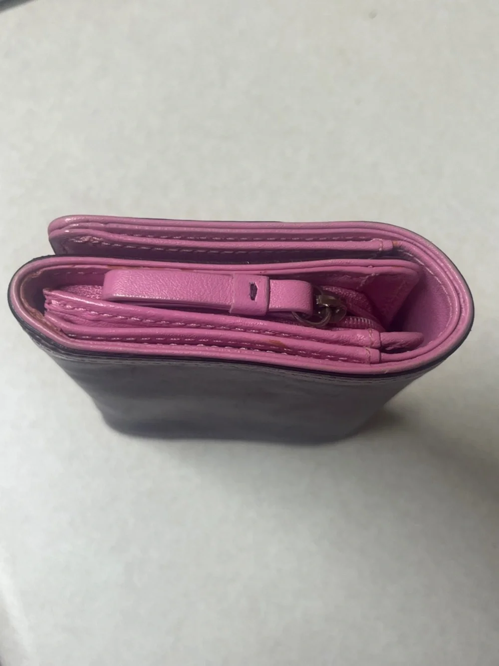 Coach Vintage Colorblock Trifold Leather Wallet - Picture 3 of 10